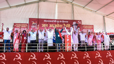At ‘Jan Aakrosh Rally’ CPM flags gas cylinder scarcity, price rise amid Iran-US-Israel war | India News