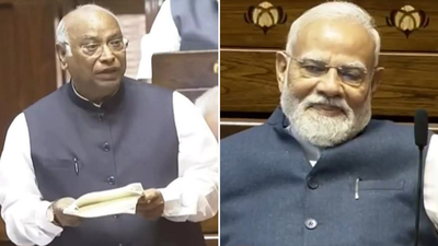 ‘Loved us, married Modiji’: Kharge’s punchline on Deve Gowda remark leaves PM in splits – watch | India News