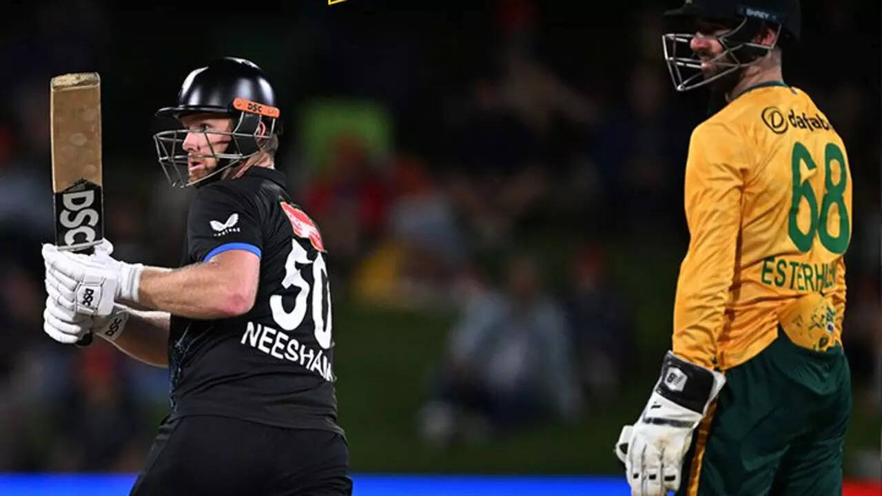 New Zealand 92/2 in 10.4 Overs | NZ vs SA Live Score, 2nd T20I: New Zealand lose Latham, Robinson in quick succession vs South Africa