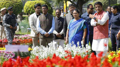CM Rekha Gupta inaugurates NDMC’s two-day flower festival | India News