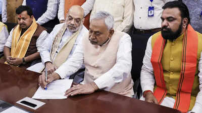 Nitish Kumar: ‘Always wished to be in both Houses’: Nitish Kumar files Rajya Sabha papers | India News