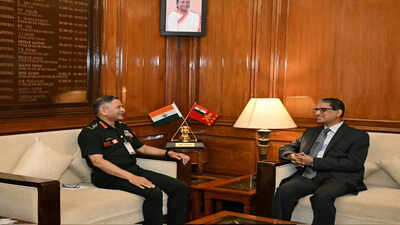 ‘Deeper collaboration for regional peace’: Upendra Dwivedi meets Bangladesh high commissioner Riaz Hamidullah | India News