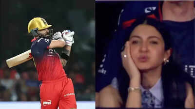 Anushka Sharma’s reaction goes viral as Virat Kohli misses fifty vs LSG – Watch | Cricket News