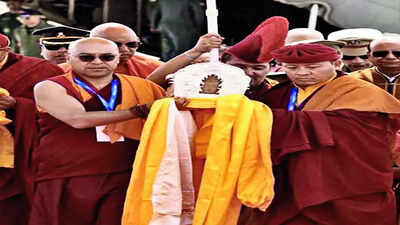 Sacred relics of Buddha from National Museum reach Ladakh as Leh marks Buddha Purnima | India News