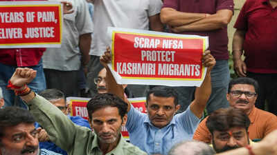 Kashmiri Pandits protest relief rations’ merger into food security act, cry conspiracy | India News