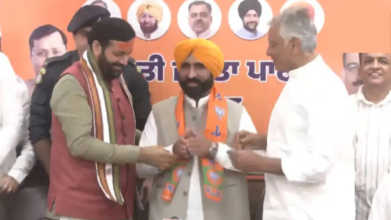 Another setback for AAP: Punjab CM Bhagwant Mann's cousin Gyan Singh Mann joins BJP ahead of polls