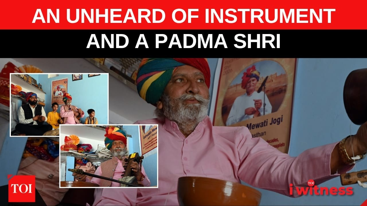Meet the muslim musician who can recite 2,500 Mahabharat couplets, awarded Padma Shri | i witness