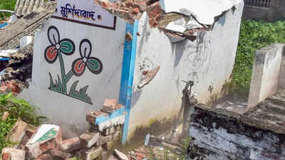 ‘Relief materials illegally stored’: Villagers vandalise TMC MP’s party office | India News
