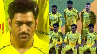 MS Dhoni enters field at Chepauk for final home appearance of IPL 2026