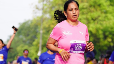 5K 40–49 female category: Women who turned running into a way of life | Times Internet Half Marathon 2026 | India News