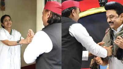 Akhilesh Yadav: Message for Congress? Akhilesh shares Mamata, Stalin photos with cryptic ‘not ones who abandon’ post | India News