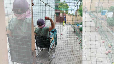 Bowling from wheelchair mom fuels cricketer’s success | Cricket News