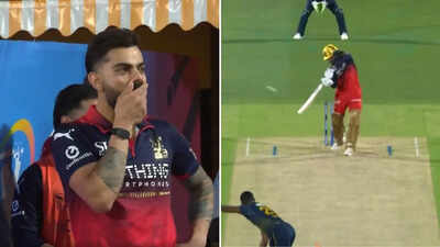 Virat Kohli left stunned in dugout by Rajat Patidar’s six to Kagiso Rabada in RCB vs GT IPL match – Watch | Cricket News
