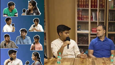 ‘A chat with anti-national Soros agents’: Rahul Gandhi’s dig at BJP as he meets CBSE students | India News