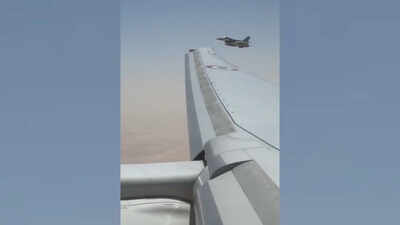 PM Modi receives F-16 escort as he lands in UAE on first leg of five-nation tour