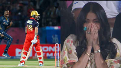 IPL 2026: ‘Speechless’ Anushka Sharma’s reaction goes viral after Virat Kohli wicket vs Gujarat Titans | Cricket News