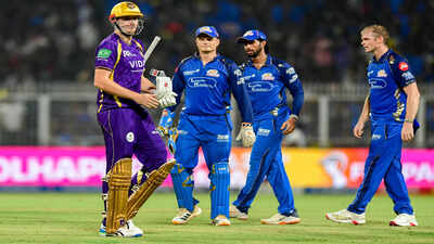 IPL 2026: KKR beat MI by four wickets to stay alive as playoff race heads into final round | Cricket News