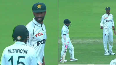 ‘Get on with the game’: Mushfiqur Rahim clashes with Shan Masood during second Test
