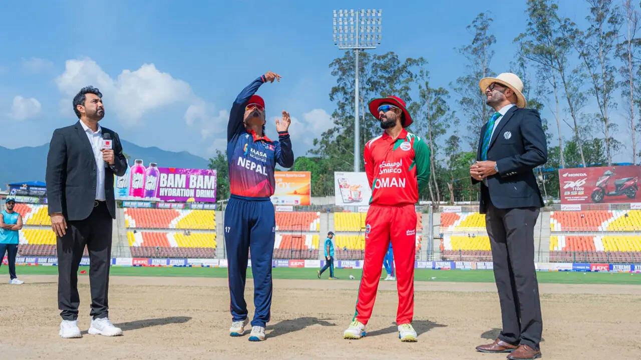 Nepal 256/10 in 49.5 Overs | NEP vs OMA Live Score: Aarif Sheikh’s 94 takes Nepal to 256 against Oman