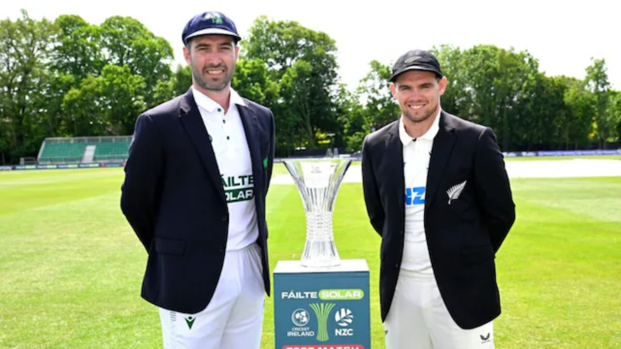 New Zealand 43/2 in 12.5 Overs | Ireland vs New Zealand, Live Score: Hosts without Paul Stirling face Tom Latham’s blackcaps in historic Belfast Test