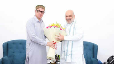 Omar Abdullah meets Amit Shah, discusses J&K’s statehood | India News