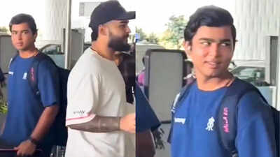 Vaibhav Sooryavanshi: IPL 2026: Vaibhav Sooryavanshi gives captain Riyan Parag an ‘awkward’ stare after ‘hum nahi hai film star’ remark – Watch | Cricket News