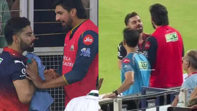 Ipl 2026: IPL 2026: Virat Kohli-Ishant Sharma bromance goes viral during RCB vs GT clash – Watch | Cricket News