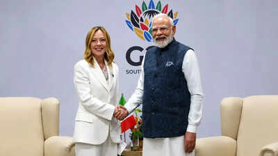 ‘We are most famous couple on Instagram’: Meloni’s hot mic moment at G7 with PM Modi goes viral | India News