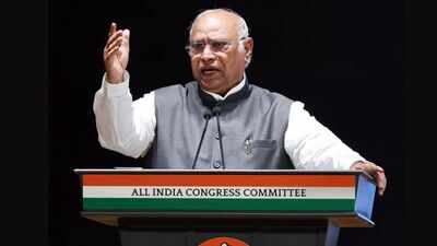 ‘BJP busy buying parties when people can’t afford necessities’: Mallikarjun Kharge targets Centre over inflation | India News