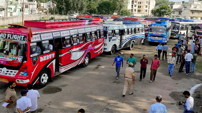 Kheer Bhawani yatra begins; 8,500 pilgrims in 214 buses leave Jammu | India News