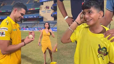 Watch: Arjun Tendulkar turns fan’s pain into cherished memory with a heartwarming gesture | Cricket News