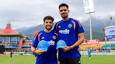 Harsh Dubey, Gurnoor Brar handed maiden ODI caps as India opt to field in 25-over contest | Cricket News