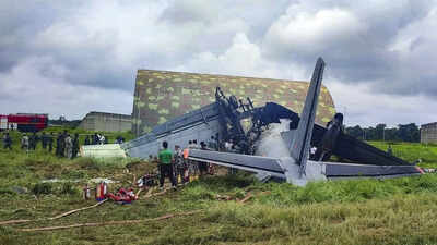 5 IAF men killed in An-32 crash, co-pilot survives | India News