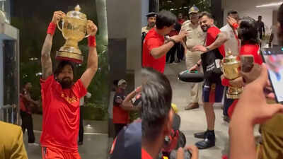 Ipl: Virat Kohli’s dhol dance with Krunal Pandya goes viral after RCB’s IPL 2026 title triumph – WATCH | Cricket News