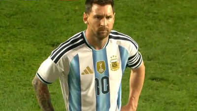 Watch: Lionel Messi silences injury concerns with stunning penalty in Argentina’s 3-0 win vs Iceland | Football News