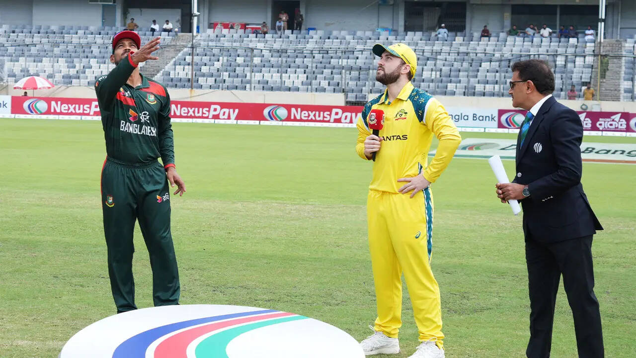Bangladesh 35/1 in 6.3 Overs | BAN vs AUS Live Score, 3rd ODI: Bangladesh opt to bat against Australia
