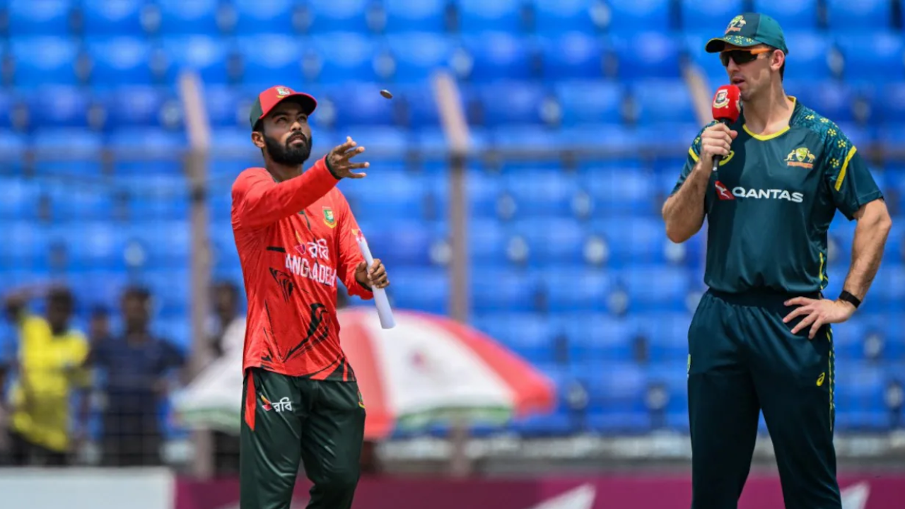 Bangladesh 42/5 in 10.0 Overs | Bangladesh vs Australia 3rd T20I Live: Pride on the line for Bangladesh in dead rubber against Australia