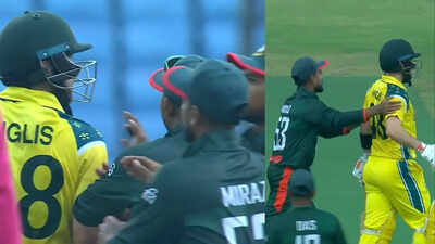 Heated moment! Nahid Rana angers Josh Inglis with fiery send-off during BAN vs AUS 1st ODI – Watch | Cricket News