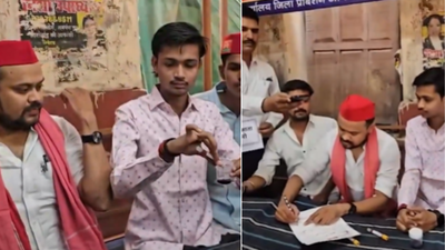 Zeeshan Ansari: ‘Declare cow as Rashtra Mata’: Muslim leader writes letter in blood to PM Modi | India News
