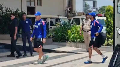 Watch: Team India arrives in New Chandigarh ahead of their one-off Test against Afghanistan | Cricket News