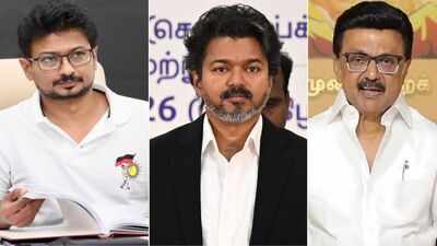M K Stalin: ‘People are searching for governance’: Udhayanidhi, MK Stalin step up attack on Tamil Nadu CM Vijay | India News