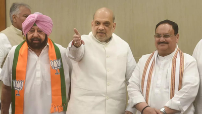 Amarinder Singh: ‘Discussed various issues’: Capt Amarinder Singh meets Amit Shah, Nadda in Delhi amid exit buzz | India News