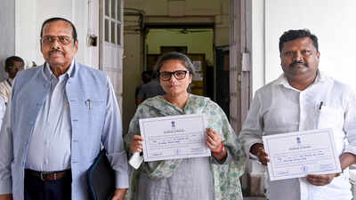Three ex-TMC MPs re-elected to Rajya Sabha as BJP candidates days after switching sides | India News