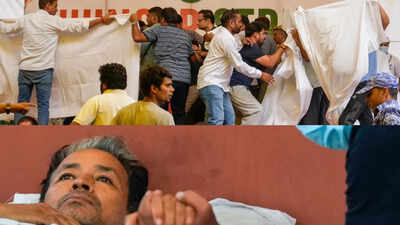 ‘What a reign of thugs …’: Opposition attacks Centre after Wangchuk’s removal from Jantar Mantar, calls officers ‘Modi goons’ | India News