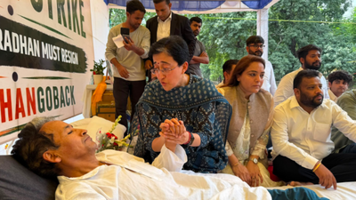 ‘Power to you Sonam and young cockroaches’: Atishi joins CJP protest on day 24 as Wangchuk’s health worsens | India News