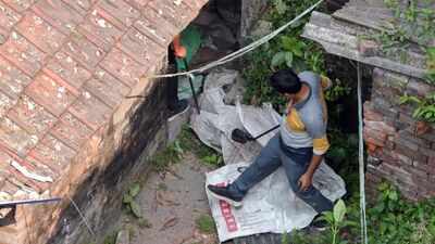 Crude bomb? One detained after blast damages residential building in Kolkata | India News
