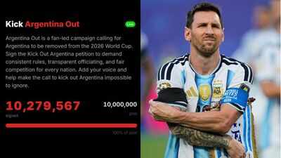Over 10 million sign petition to kick Argentina out of FIFA World Cup amid referee bias claims | Football News
