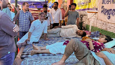 ‘Losing consciousness’: AISA activists’ health worsens on Day 20 of hunger strike at Jantar Mantar | India News
