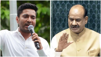 Abhishek Banerjee: TMC’s Abhishek Banerjee meets Lok Sabha Speaker Om Birla, seeks early decision on disqualification of 20 rebel MPs | India News