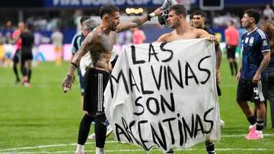 Falkland poster row spills over: British governement seeks FIFA action against Argentina | Football News